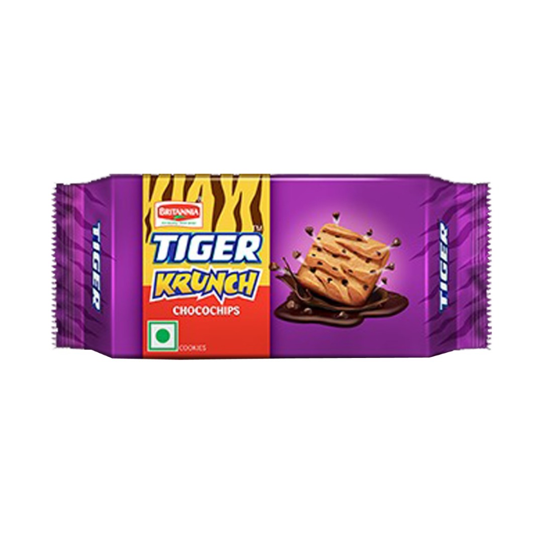 BRITANNIA TIGER KRUNCH CHOCO CHIP COOKIES 72 G