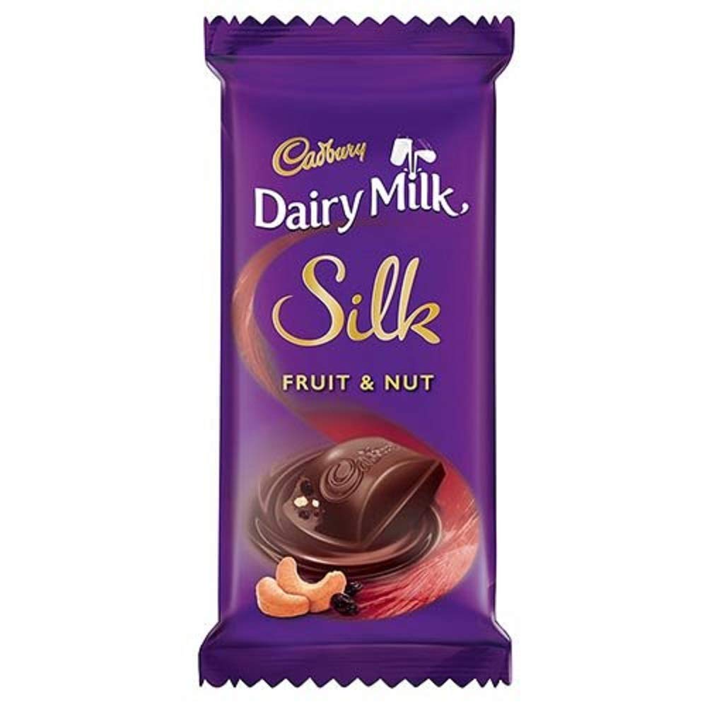 CADBURY SILK FRUIT N NUT CHOCOLATE BAR 55 G