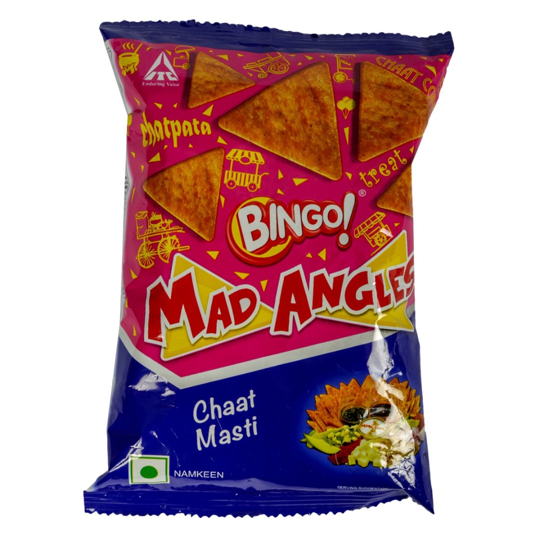 BINGO MAD ANGLES CHAAT MASTI 36.5 G PK9