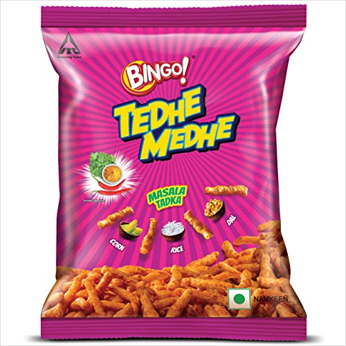 BINGO TEDHE MEDHE MASALA TADKA 22 G PK12