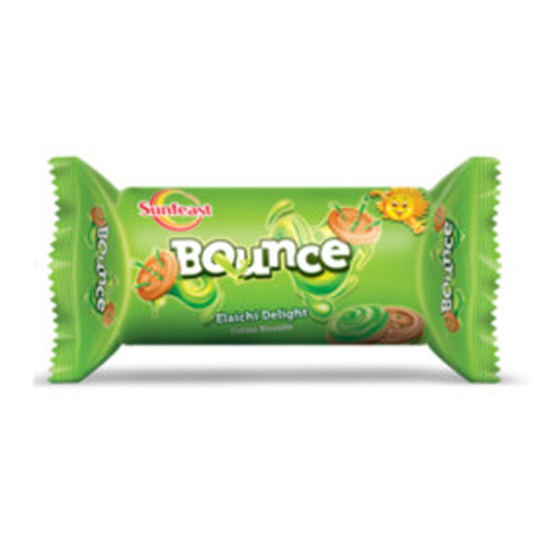 SUNFEAST BOUNCE ELAICHI CREAM BISCUITS 39 G PK12