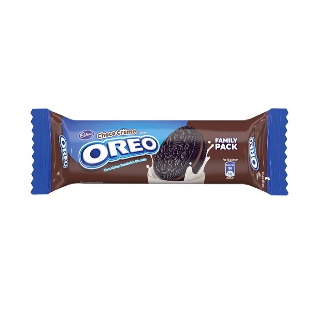 CADBURY OREO CHOCOLATE CREAM BISCUITS 50 G PK12