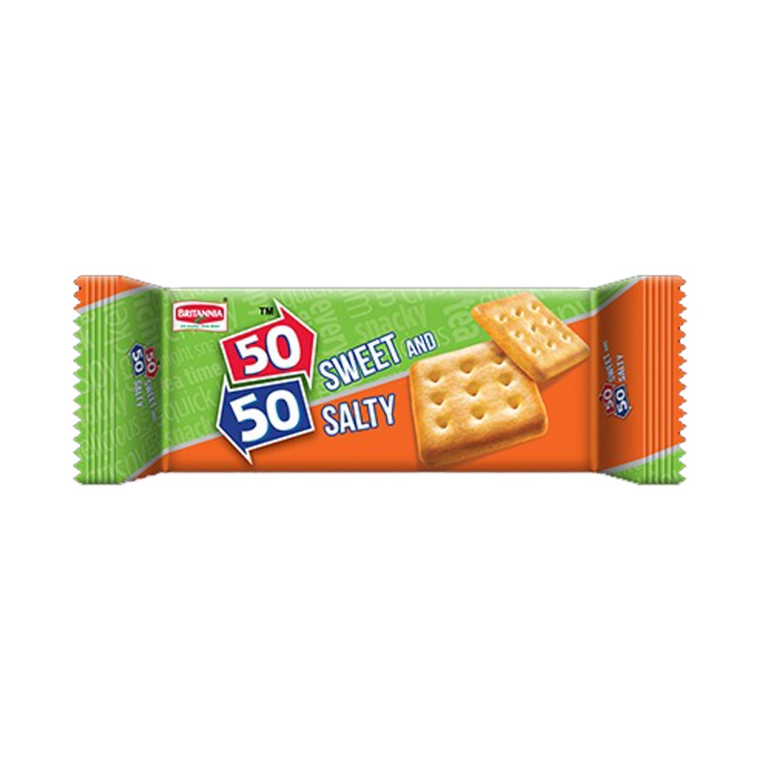 BRITANNIA 50-50 SWEET N SALTY BISCUIT 41 G PK12