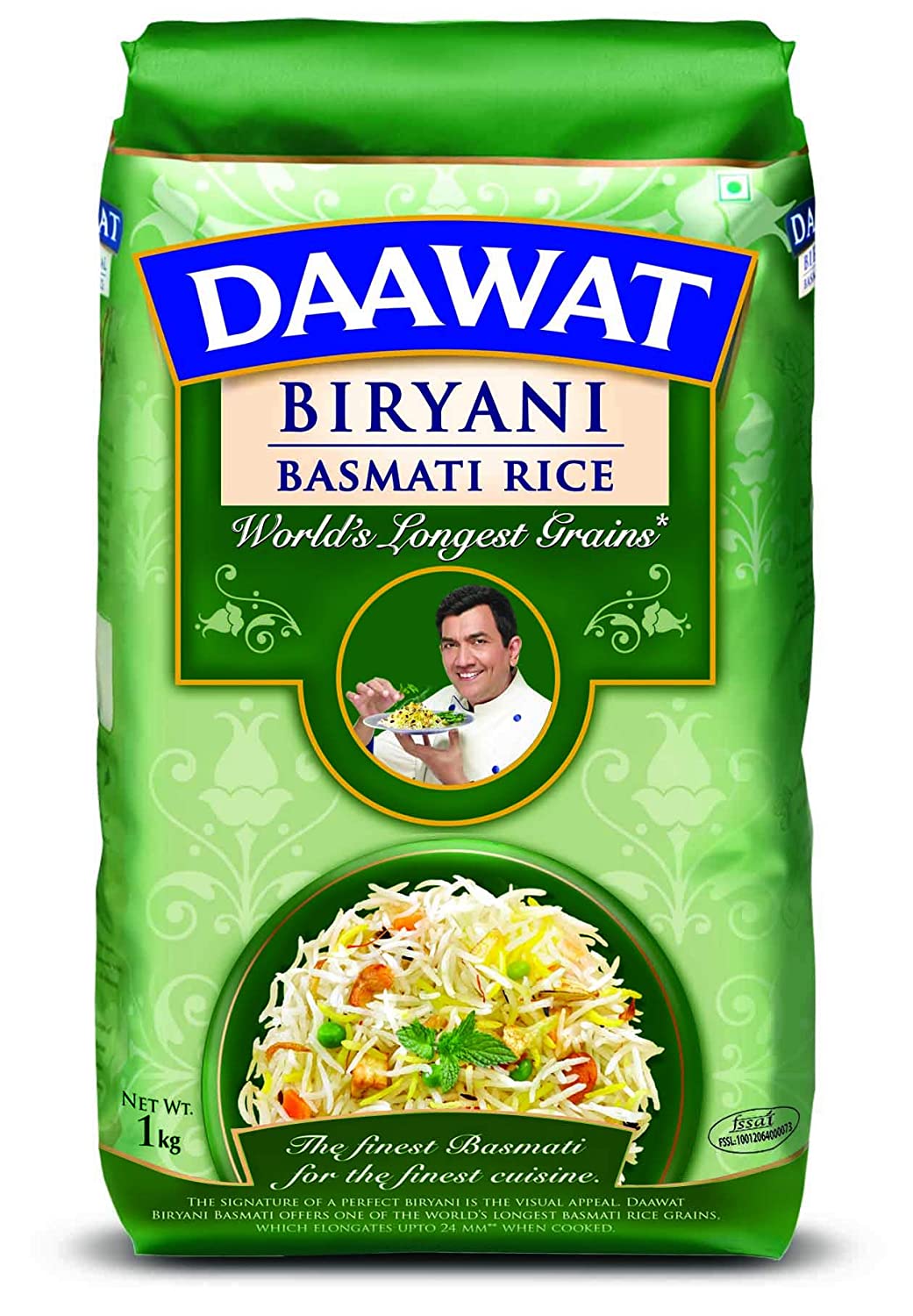 INDIA GATE Daawat Biryani Basmati Rice 1 kg