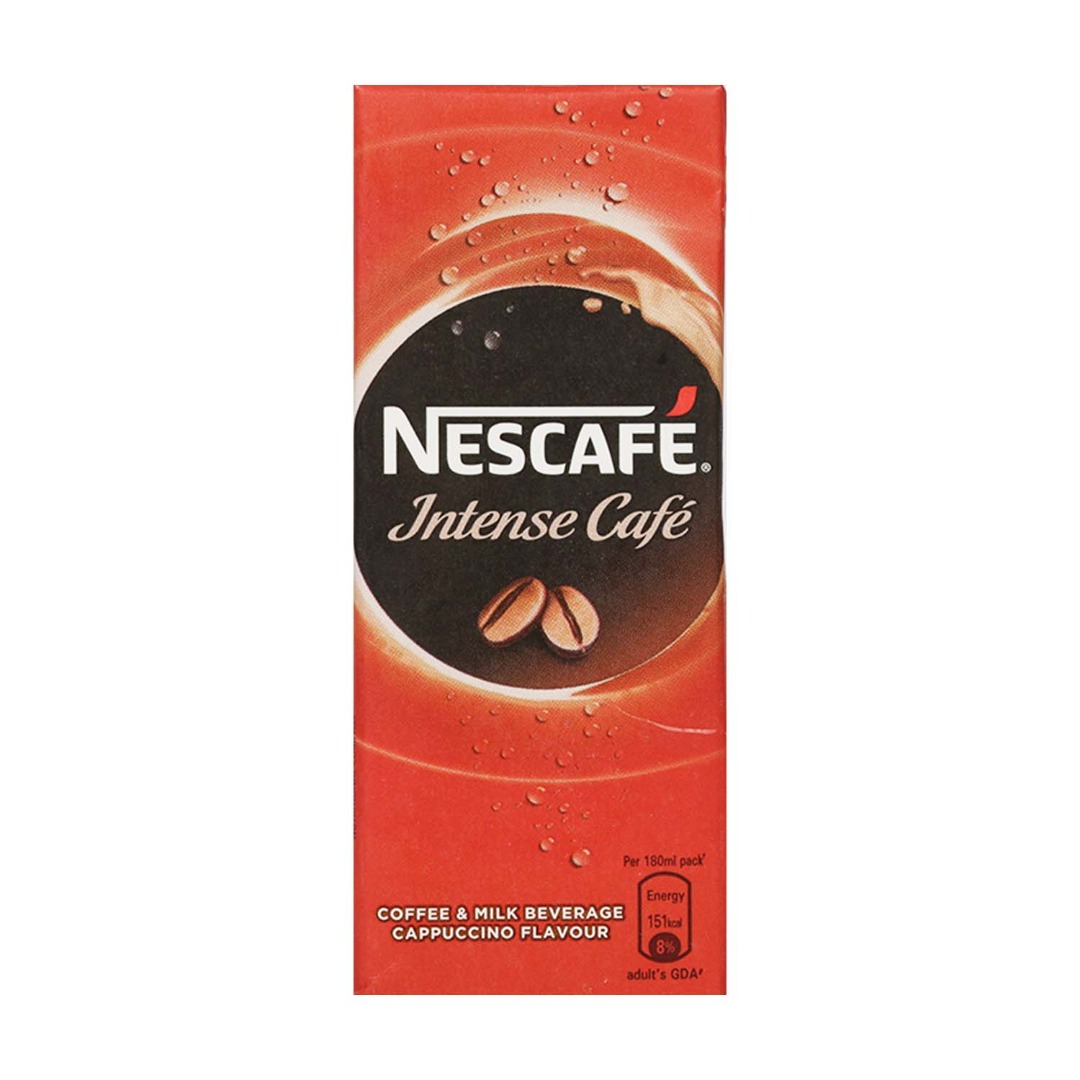 NESCAFE READY TO DRINK INTENSE CAFE COFFEE TETRA PACK 180 ML