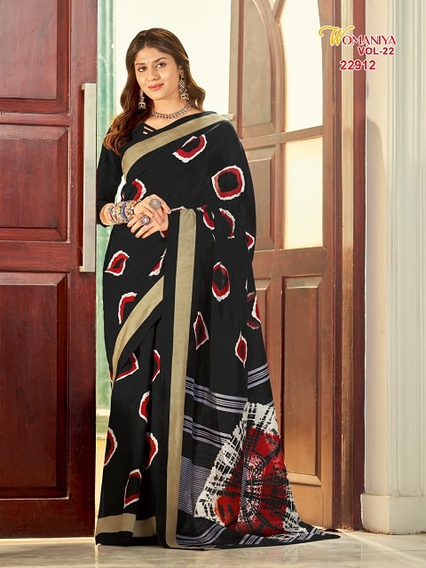 Tussah  Bhagalpuri Multi color Saree 