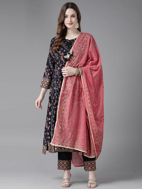 Tussah Viscose Rayon Kurta and Trouser Set