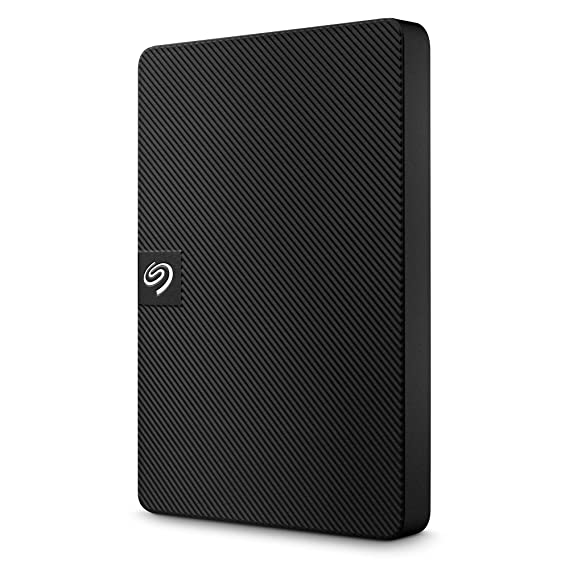 Seagate Backup Plus Slim 1TB Portable External Hard Drive with Mobile Device Backup (Black)