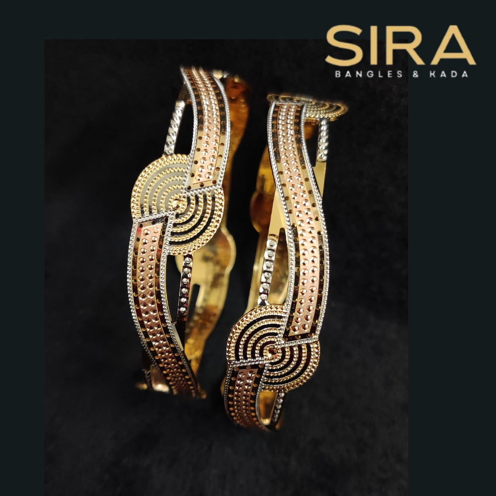 CNC BANGLES BY SIRA FLORAL SERIES