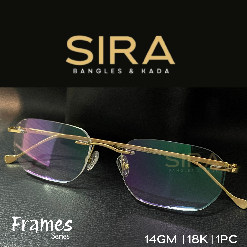 Mens Premium Specs / Frames by SIRA 14Grams 18KT, 1Pc ( Lifestyle Products)