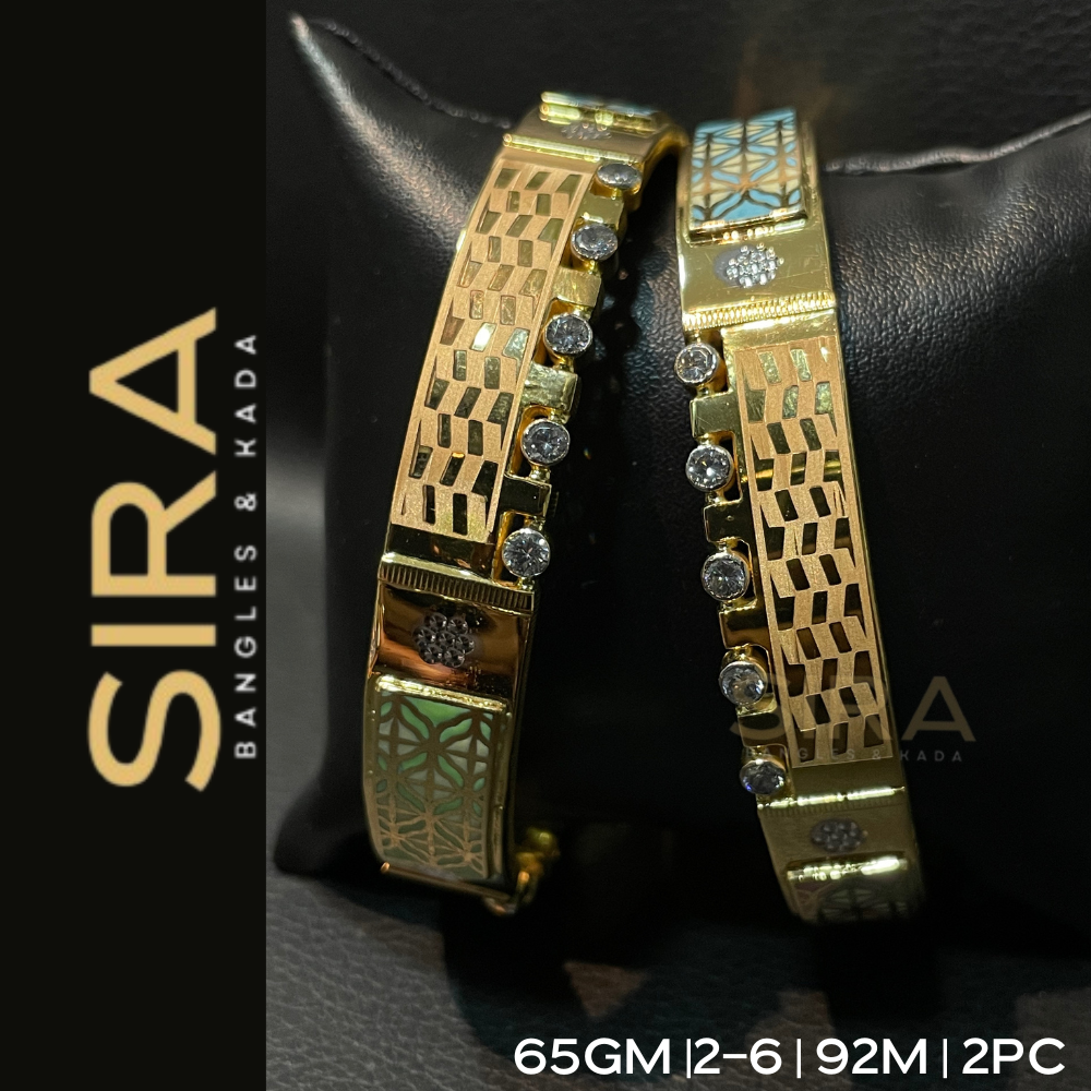 Fancy Antique Bangles 22KT 