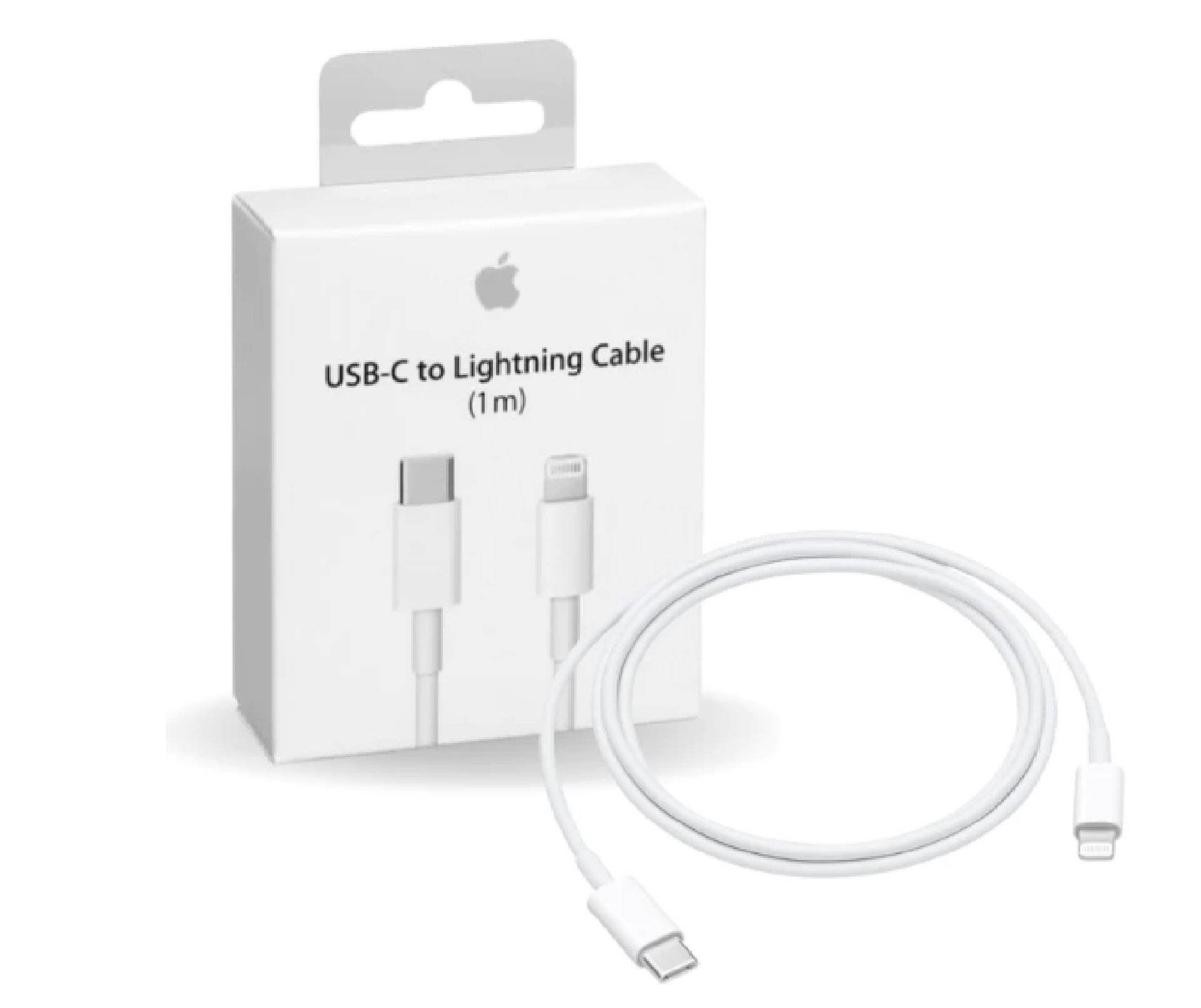 Fast Charging & Data Sync USB Cable [Type-C To 8 Pin] Compatible For iPhone 8/8 Plus/X/XR/XS MAX/XS/ 11/11 PRO/ 11 PRO MAX & IOS Devices - (White)