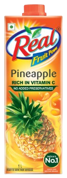 Dabur Real Pineapple Juice 1lt (1X12)