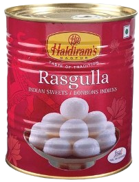 Haldiram Rasgulla Tin 1kg