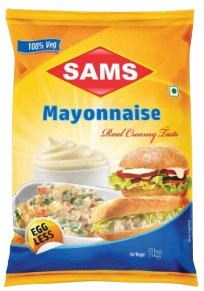 Sams Mayonnaise Eggless 1kg (1X12)