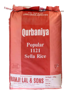 Qurbaniya Popular 1121 Sella Rice 30kg