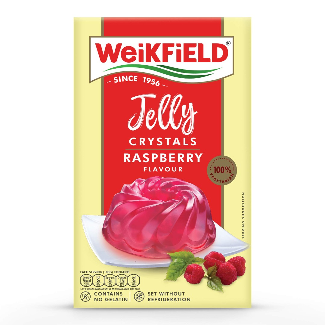 Weikfield Raspberry Jelly Crystals 90g