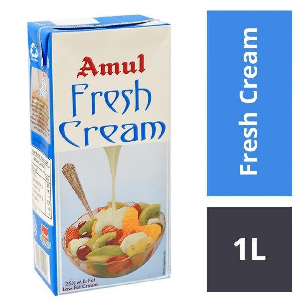 Amul Fresh Creme 1lt (1X12)