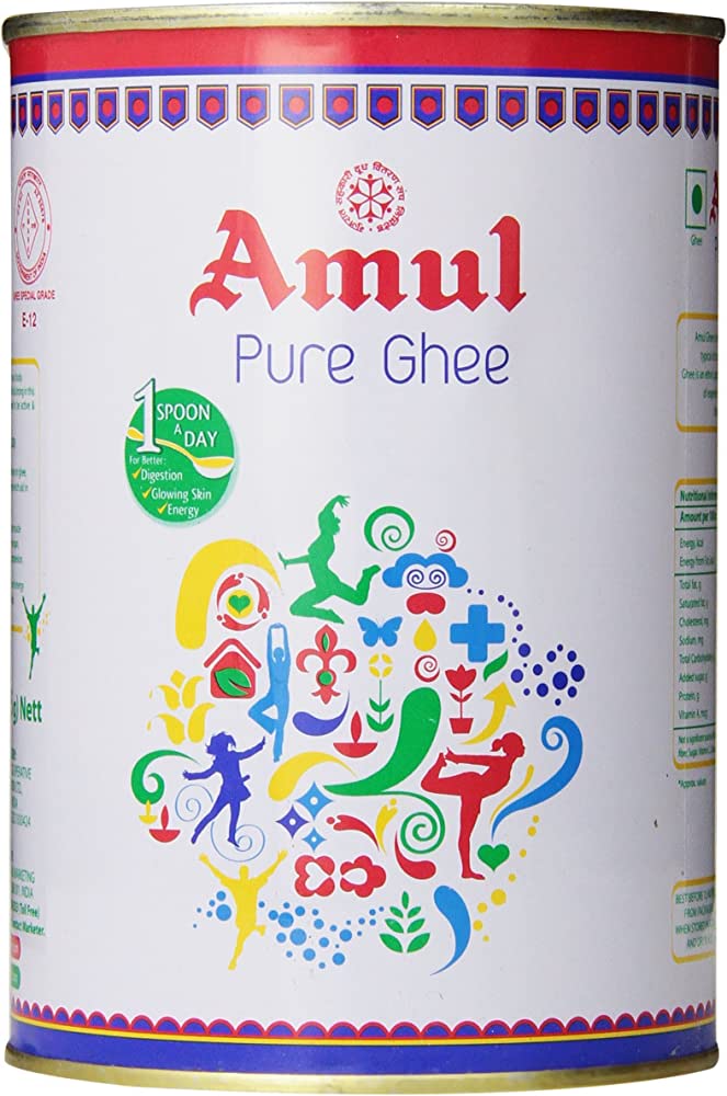 Amul Pure Ghee 1lt Tin (1X12)