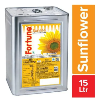 Fortune Sunlite Sunflower Oil 15lt