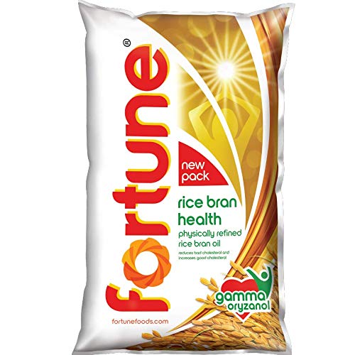 Fortune Rice Bran Oil Pouch  (1 L)