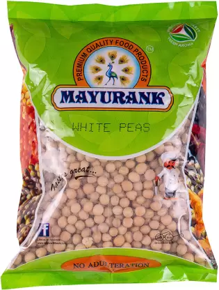 Mayurank Foods White Peas (Whole) 500gm