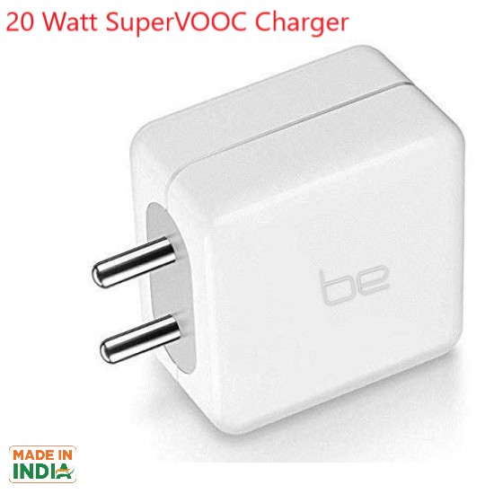 be 20 Watt SuperVOOC Charger [All in ONE] with Type-C SuperVOOC Cable