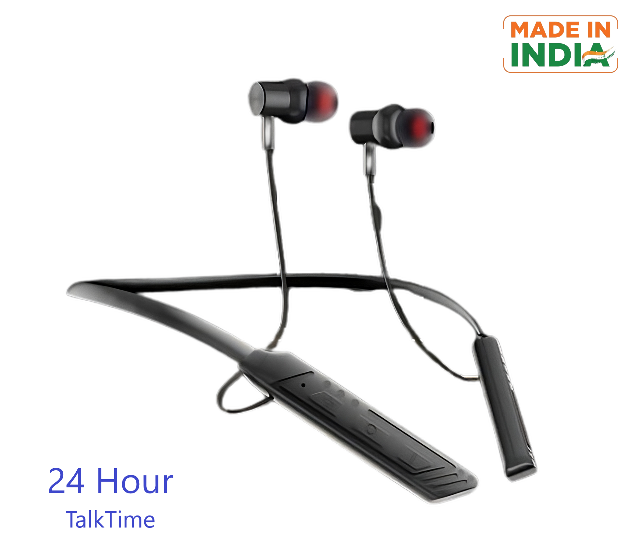 be Bluetooth Neckband TYPE-C PLUG 24 Hour Play Time, Magnetic Driver, Full Bass