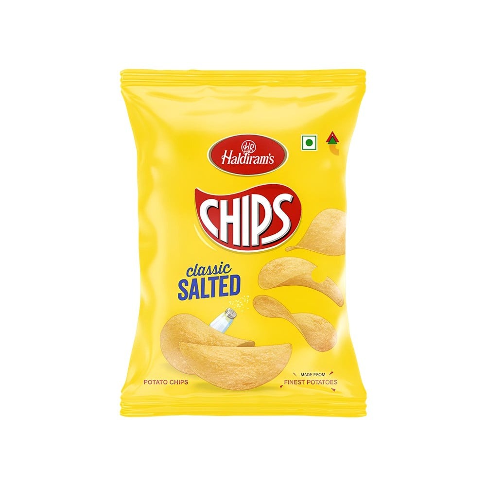 Haldiram's Classic Salted Chips (Namkeen)  (60 g)