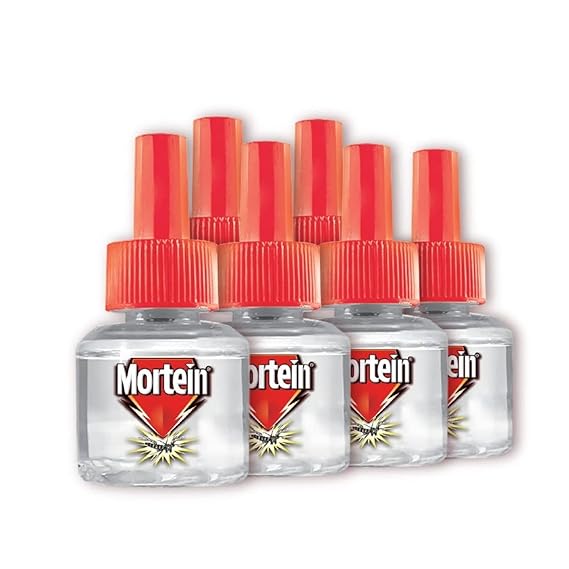 Mortein 45ml x 6 (Buy 4 Get 2 Free) Fits All Machines | SmartPlus Mosquito Repellent Refill | Mosquito Repellent & Killer | 100% Protection from Dengu