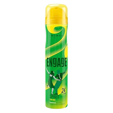 Engage Spirit for Her Deodorant for Women, Cheerful & Jolly, Skin Friendly Deo, 150ml Body Spray