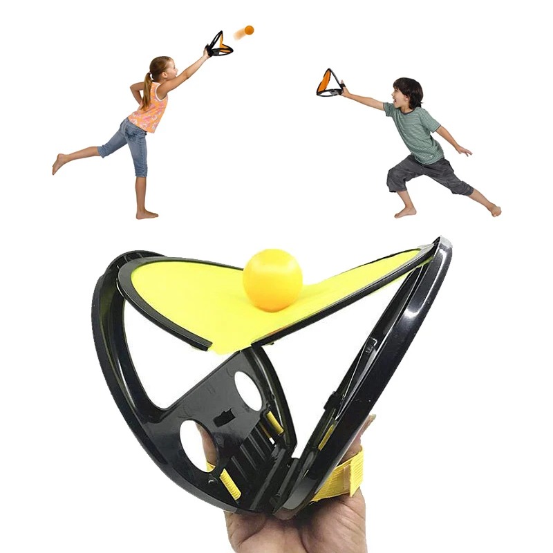 Interactive Parent-Child Sports Toy Set: Fun Throw and Catch Game for Kids, Indoor & Outdoor Fun with Table Tennis Hand Pinch Ball (2 pcs)