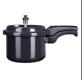 2 liter Black Pressure Cooker ( Outer Lid )