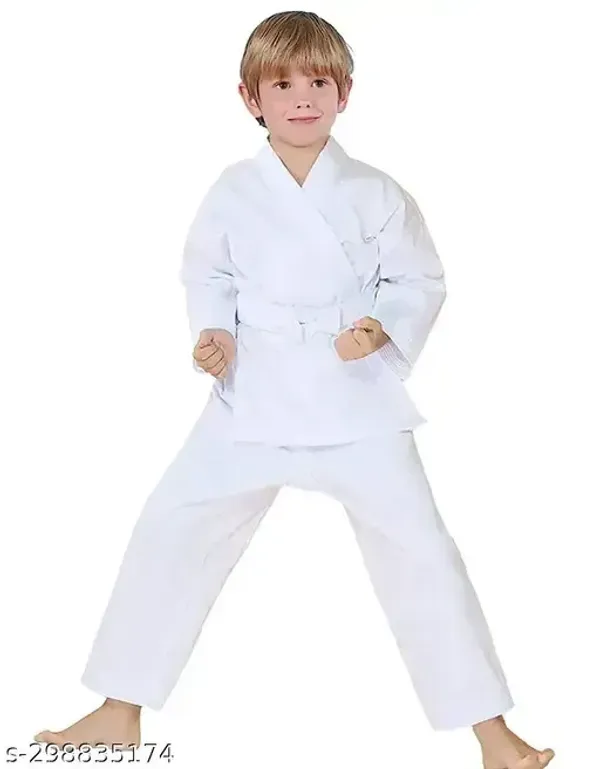 Karate Pant Universal Martial Arts Complete Set With Belt White
