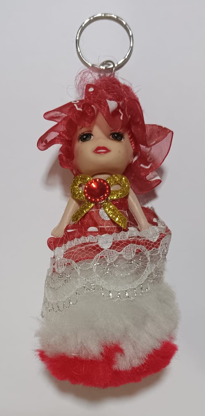 Handmade Baby Doll with Red Frock