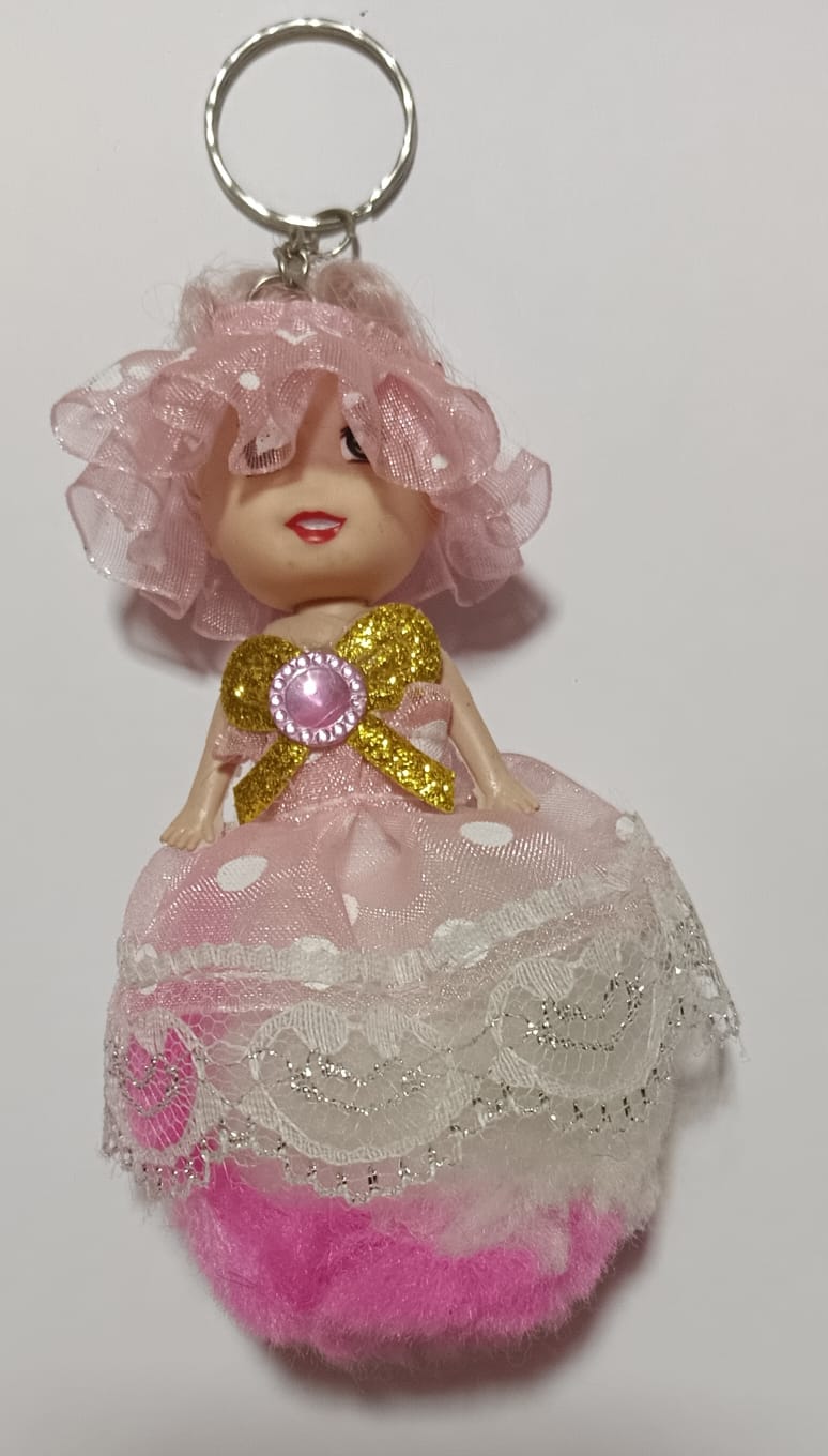 Handmade Baby Doll with Pink Frock