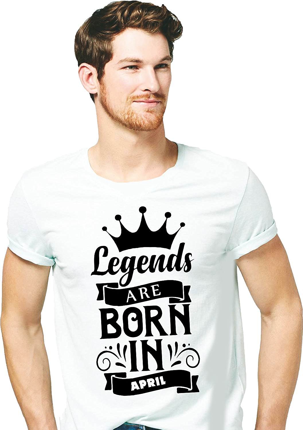 Double F Born In April T-shirts for men's