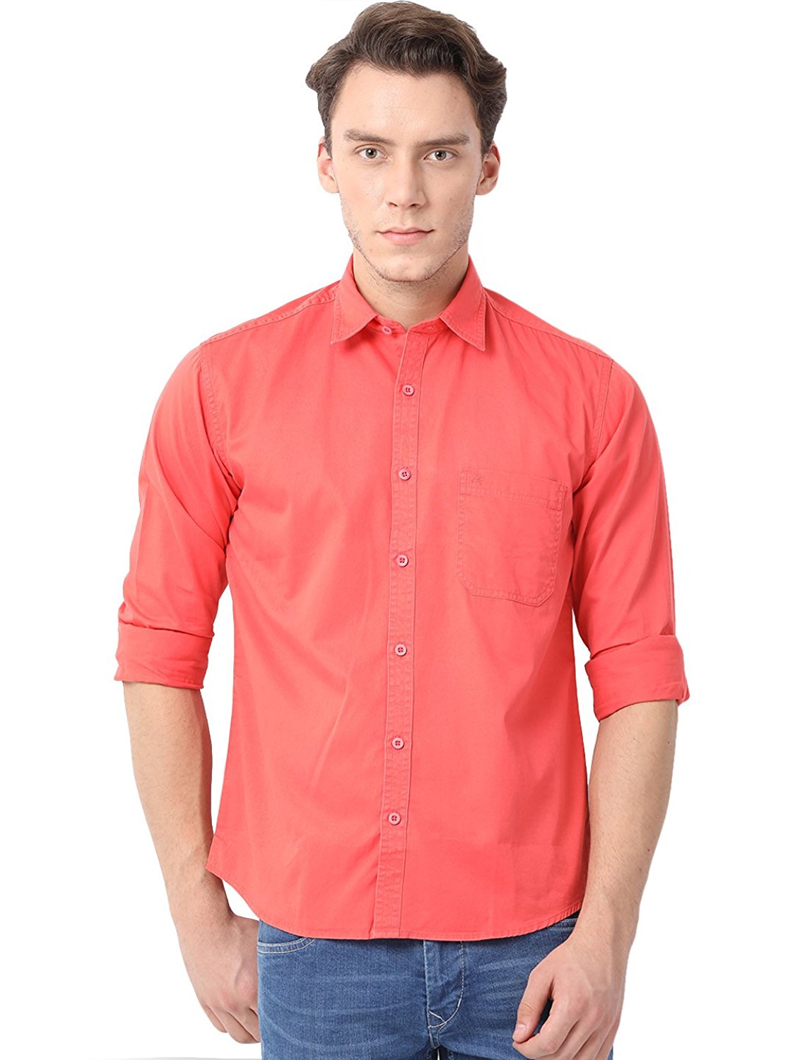 Pan American Red Formal Shirts for Men's 