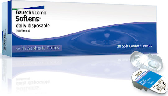 Bausch & Lomb Soflens Daily Disposable 30 Ημερήσιοι Φακοί Επαφής Υδρογέλης