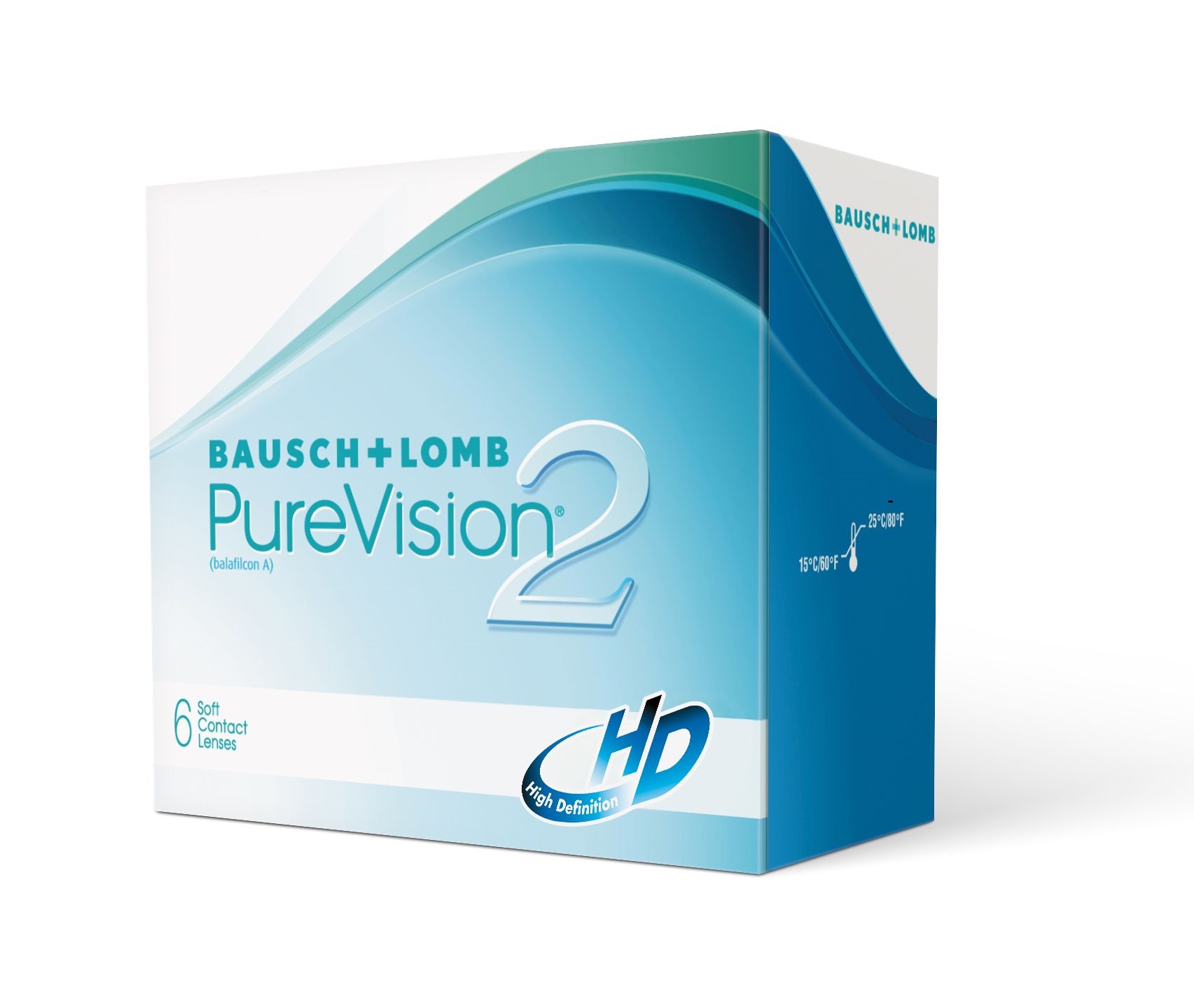 Bausch & Lomb PureVision II - 6 Μηνιαίοι Φακοί Επαφής Σιλικόνης Υδρογέλης