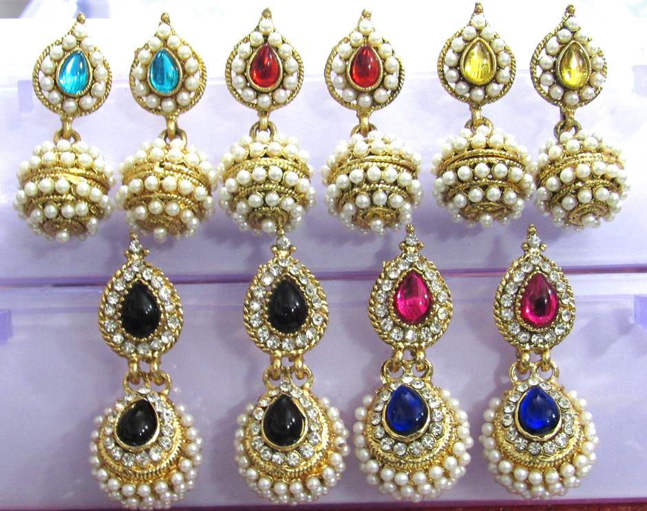 Combo Offer of Multi Colour Jhumka Earrings