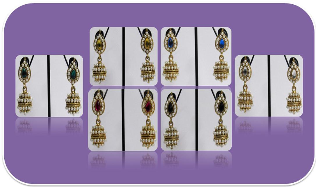 Bumper Offer Of 6 Set Of Small Jhumka Earring