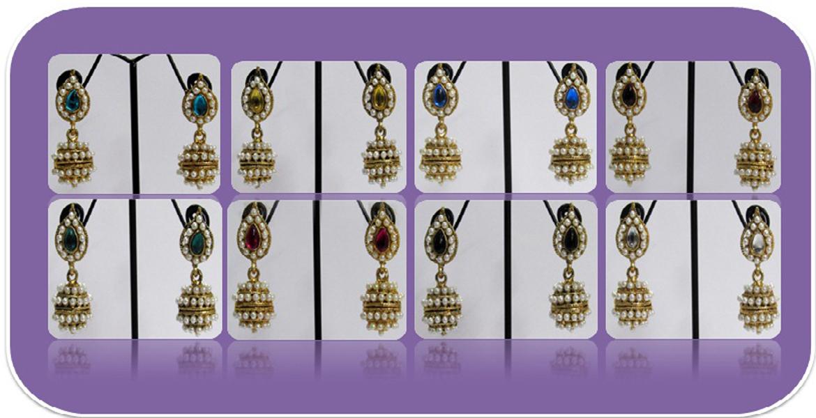 Bumper Offer Of 8 Set Small Jhumka Earring