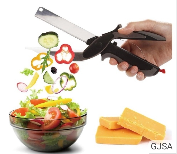 Clever Cutter 2-in-1 Food Chopper Quality Kitchen Knife with Spring Action