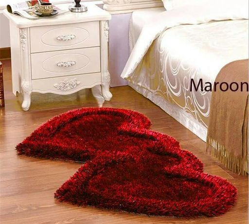 Carpets Heart Shaped Polyester