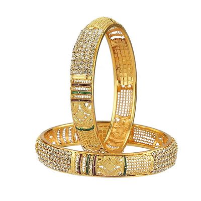 Gold Plated Bangles (2.4)