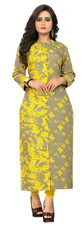 Yellow Women Kurtis