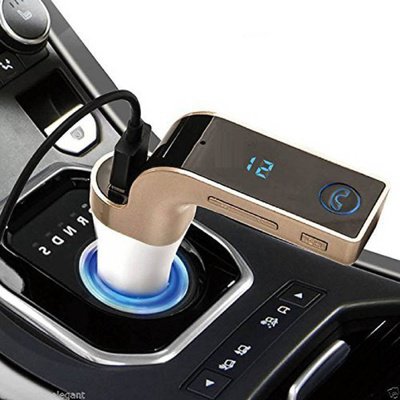 Carg7 Multifunction Bluetooth Car Kit with Fm Transmitter for All Smartphones