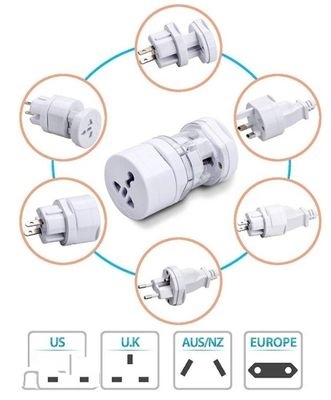 White Universal adapter