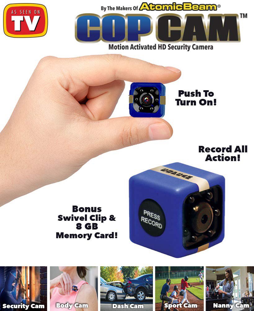 Cop Cam Motion Activated Camera